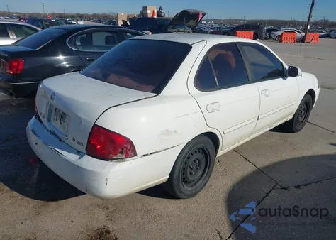 2004 Nissan Sentra 1.8S из США, поврежденный, VIN 3N1CB51D04L827384